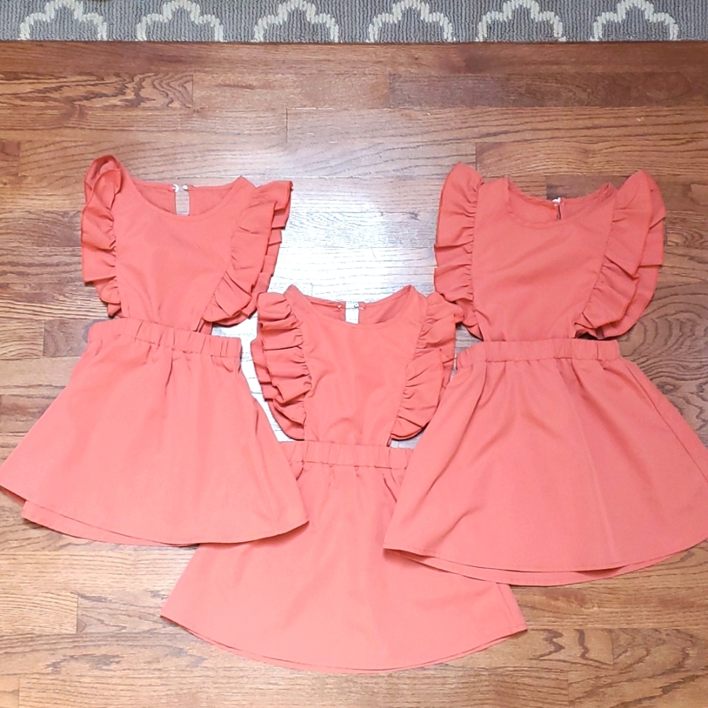 3 girls dresses (sold as set)
